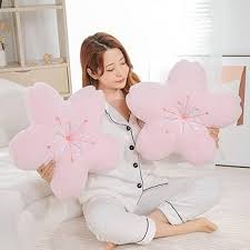 Super Soft Cherry Blossom Flower Pillow
